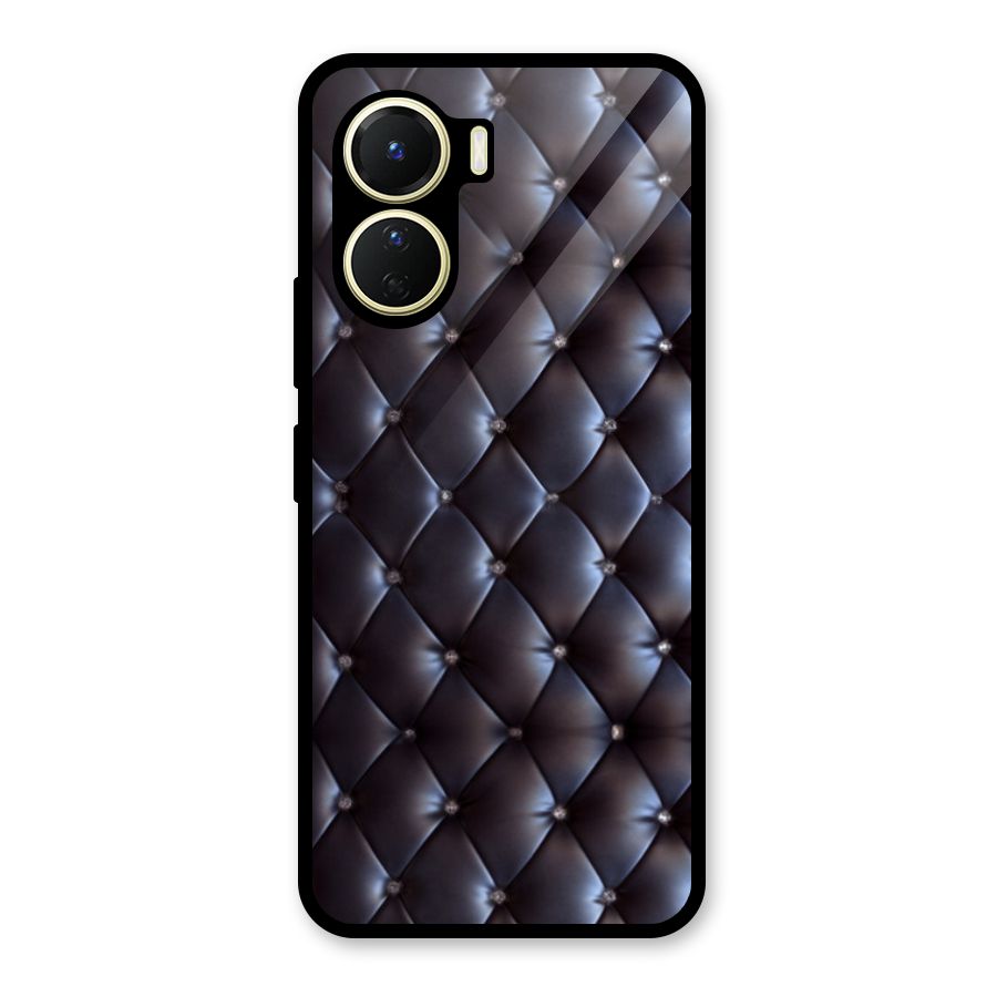 Luxury Pattern Glass Back Case for Vivo Y56