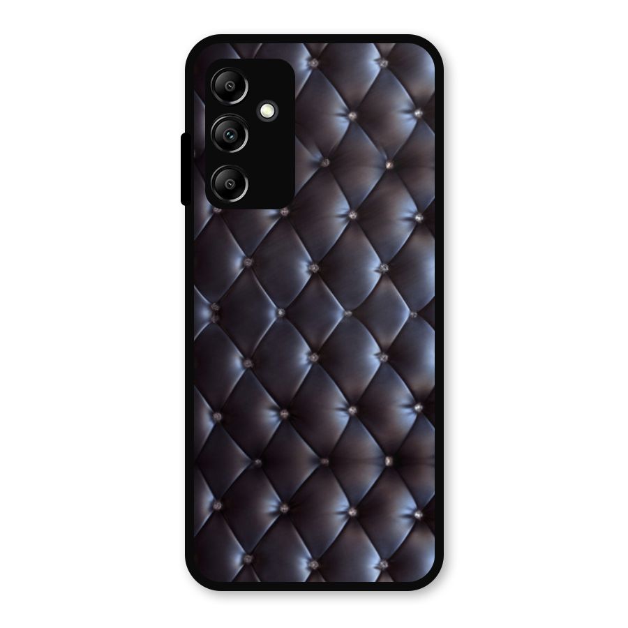 Luxury Pattern Metal Back Case for Galaxy A14 5G