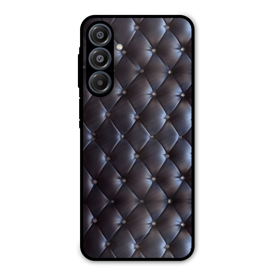 Luxury Pattern Metal Back Case for Galaxy A16 5G