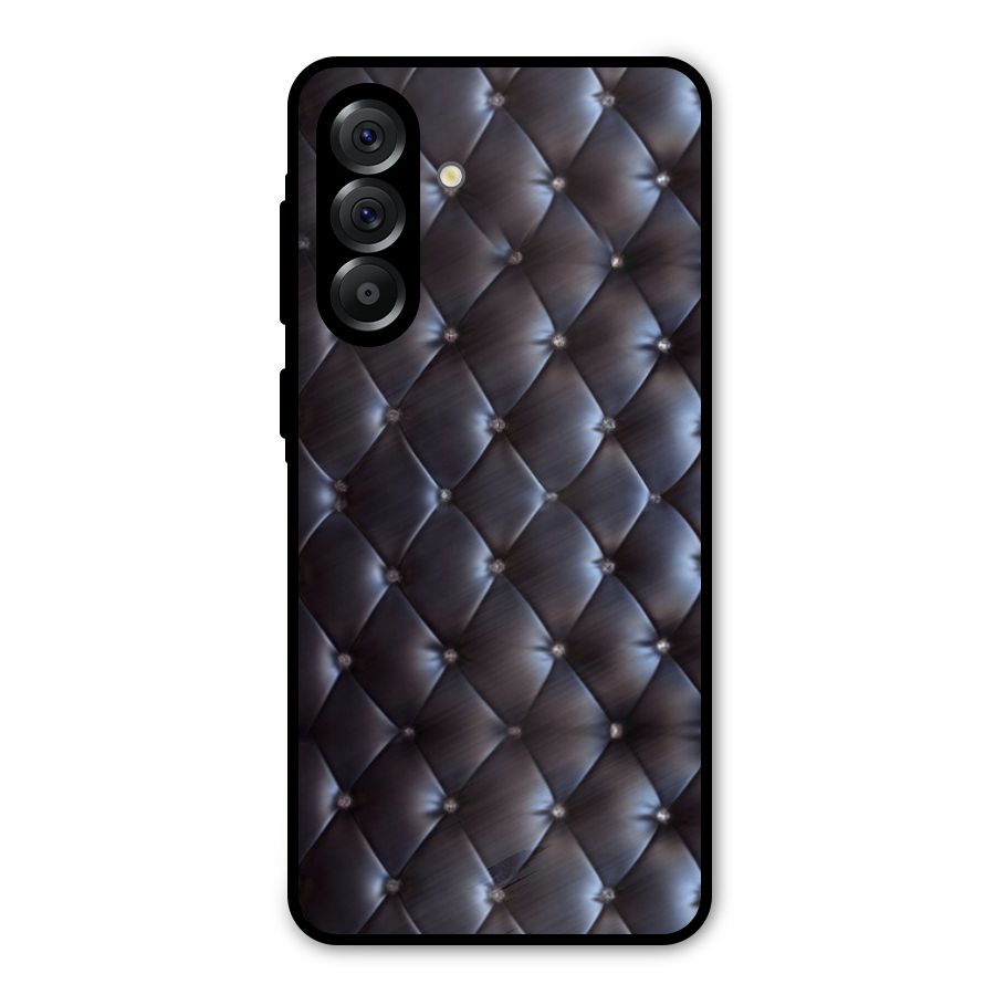 Luxury Pattern Metal Back Case for Galaxy A36