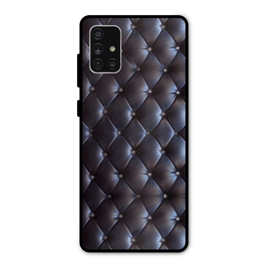 Luxury Pattern Metal Back Case for Galaxy A71