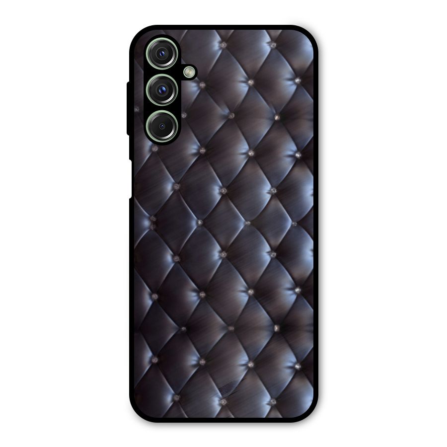 Luxury Pattern Metal Back Case for Galaxy F34