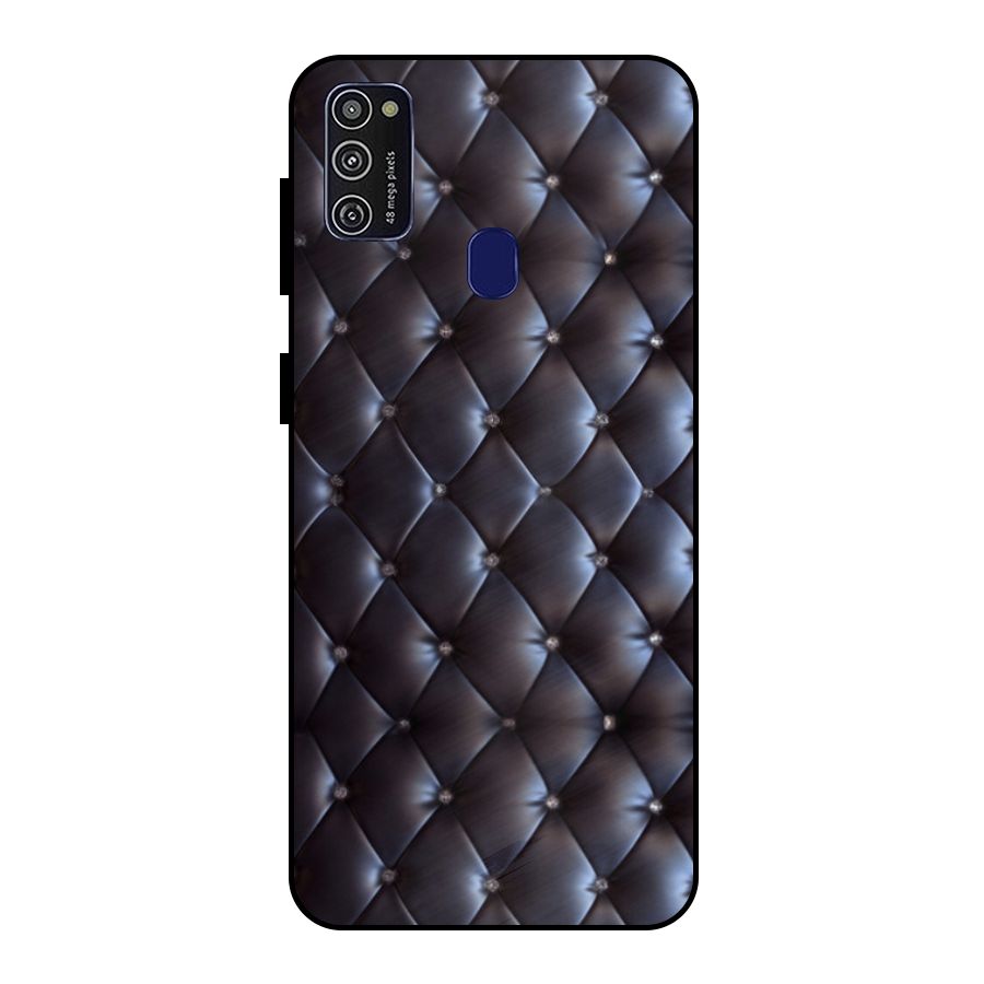 Luxury Pattern Metal Back Case for Galaxy M30s