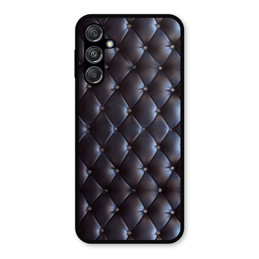 Luxury Pattern Metal Back Case for Galaxy M34 5G