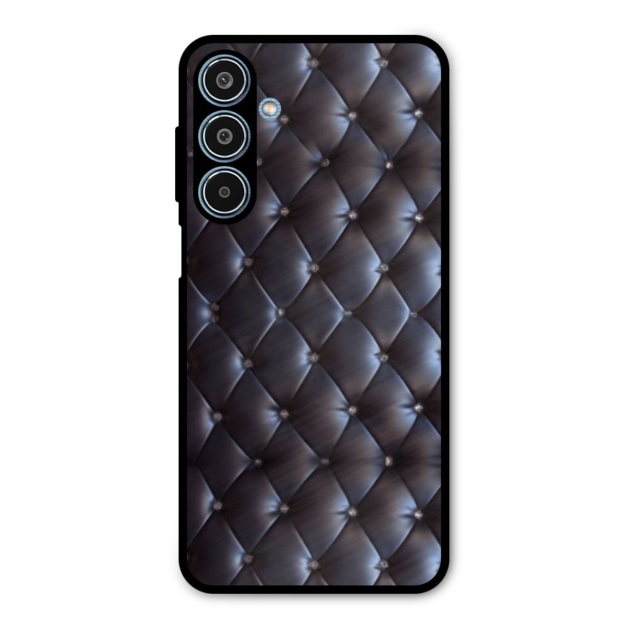 Luxury Pattern Metal Back Case for Galaxy M35