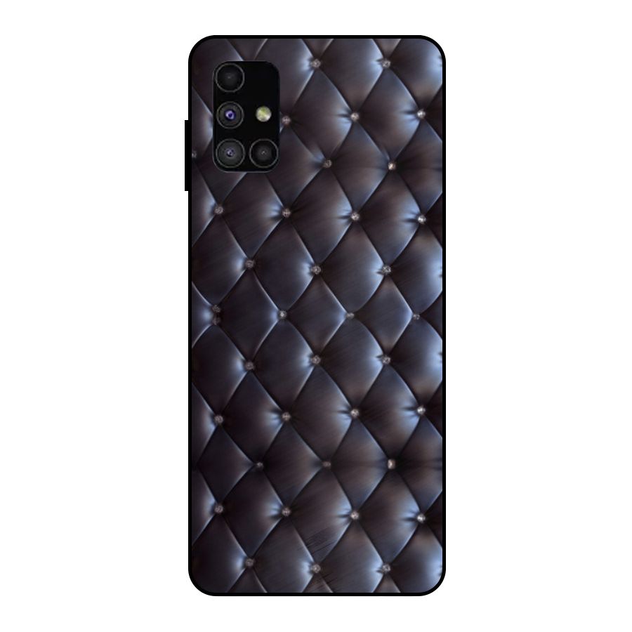 Luxury Pattern Metal Back Case for Galaxy M51