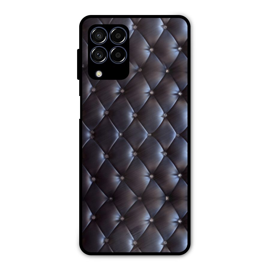 Luxury Pattern Metal Back Case for Galaxy M53 5G