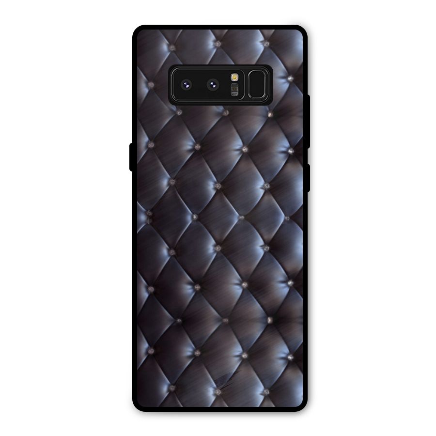 Luxury Pattern Metal Back Case for Galaxy Note 8