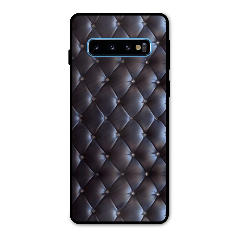 Luxury Pattern Metal Back Case for Galaxy S10