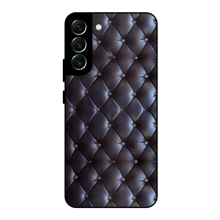 Luxury Pattern Metal Back Case for Galaxy S22 Plus 5G