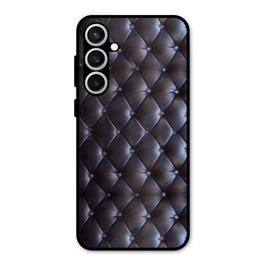 Luxury Pattern Metal Back Case for Galaxy S23 FE