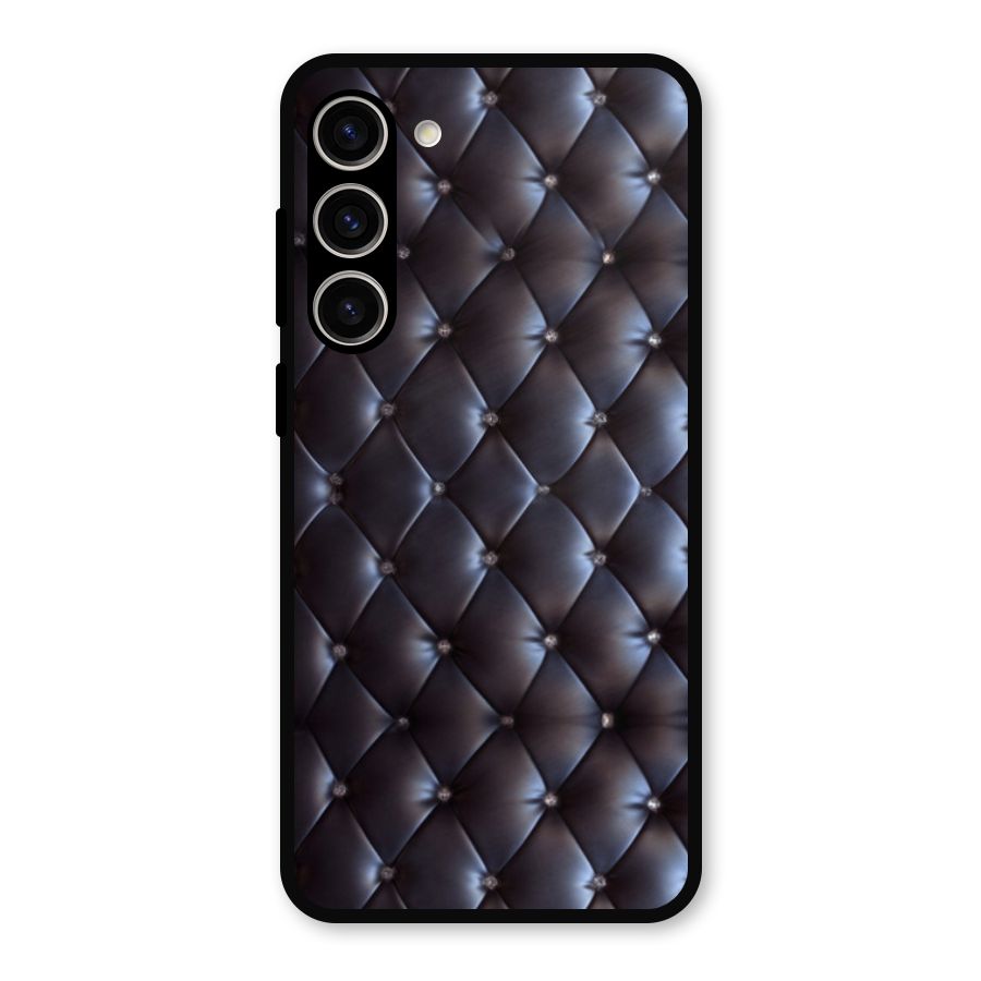 Luxury Pattern Metal Back Case for Galaxy S23 Plus