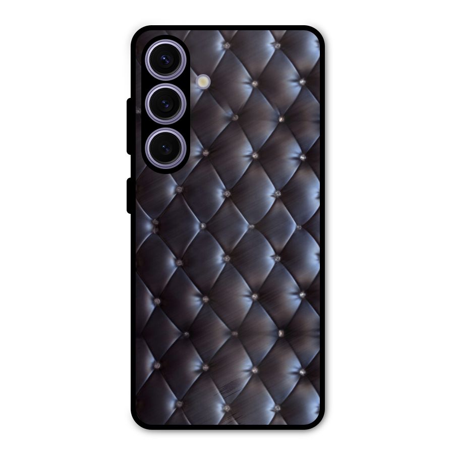 Luxury Pattern Metal Back Case for Galaxy S24