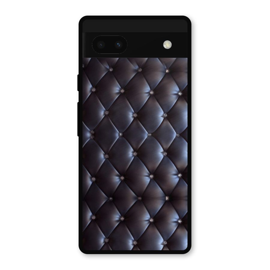 Luxury Pattern Metal Back Case for Google Pixel 6a