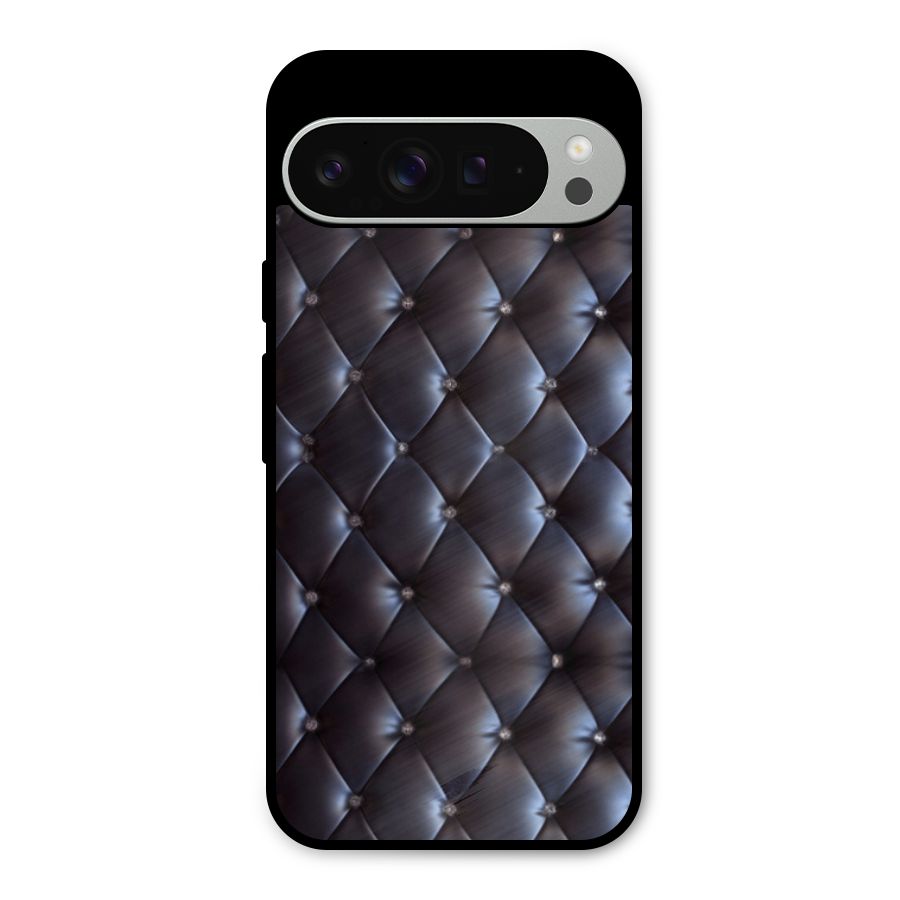 Luxury Pattern Metal Back Case for Google Pixel 9 Pro XL
