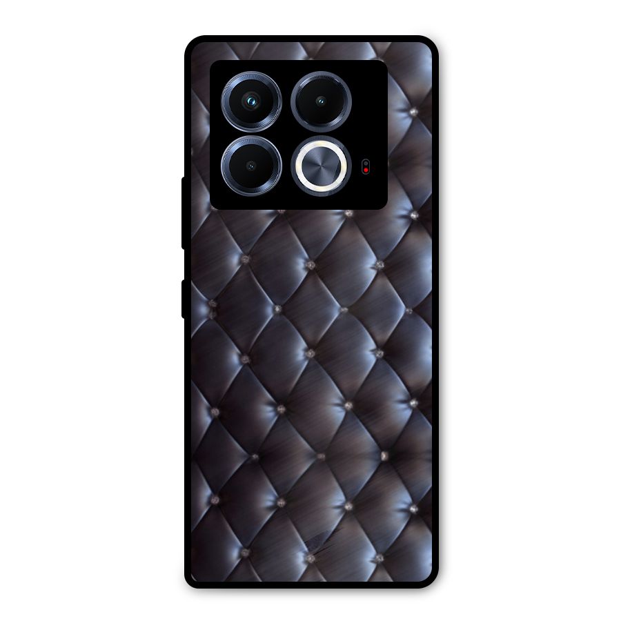 Luxury Pattern Metal Back Case for Infinix Note 40 5G