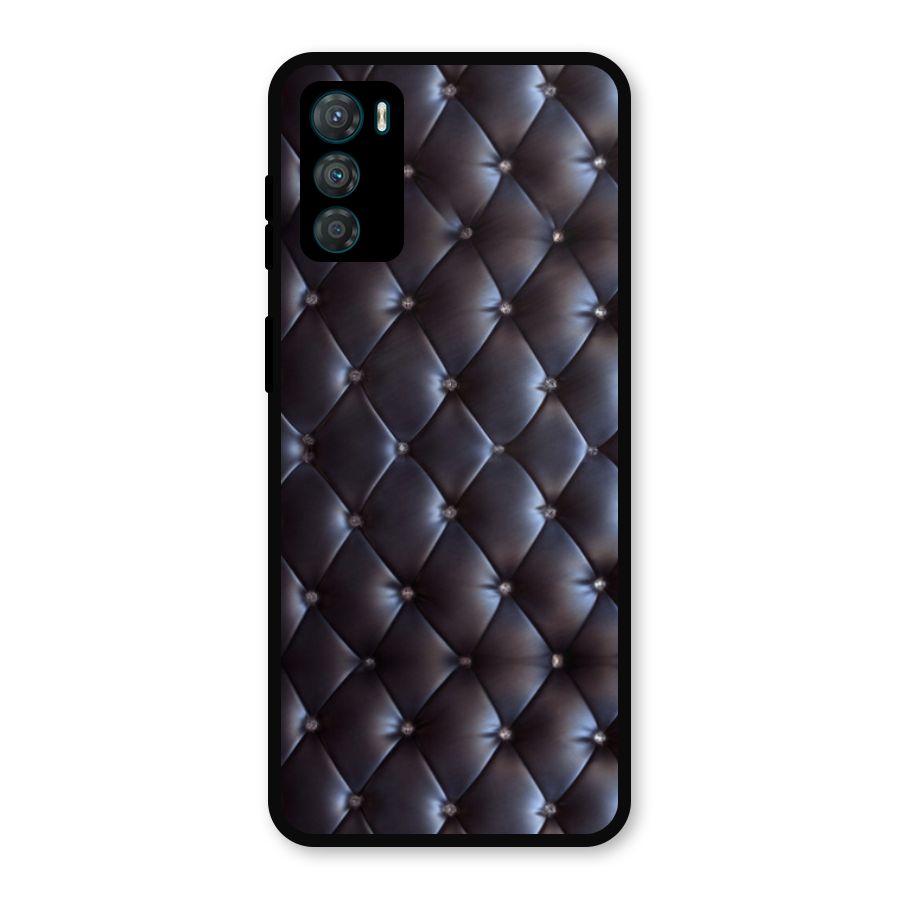 Luxury Pattern Metal Back Case for Moto G42