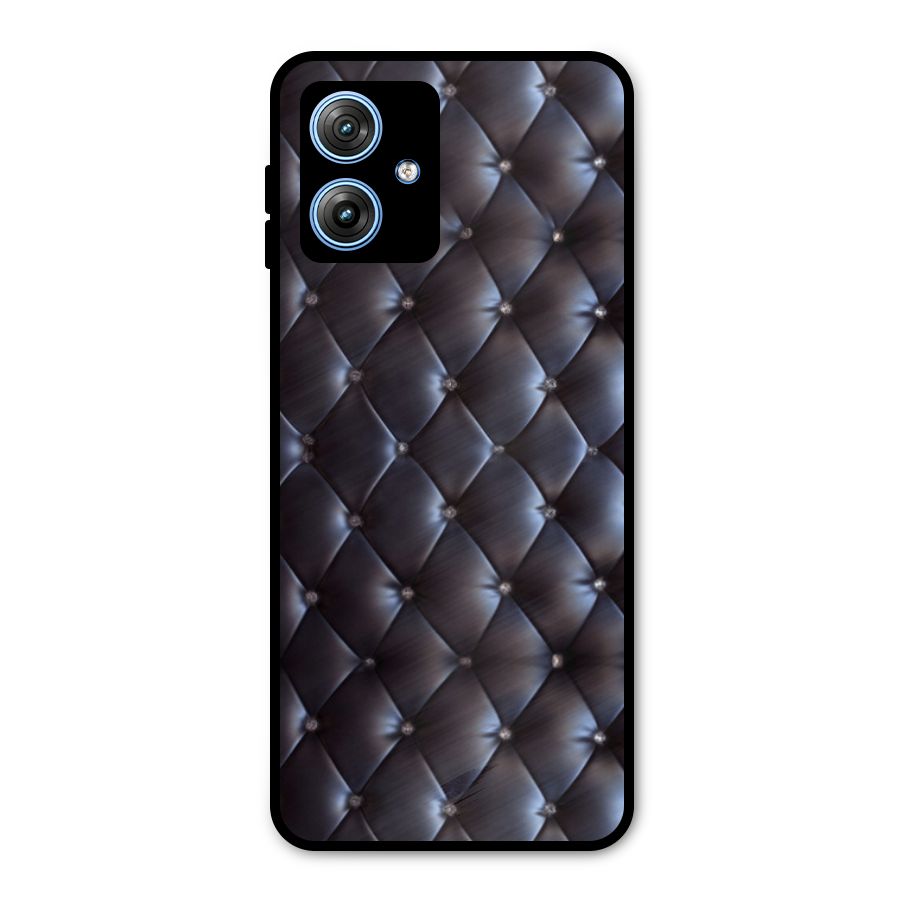 Luxury Pattern Metal Back Case for Moto G54