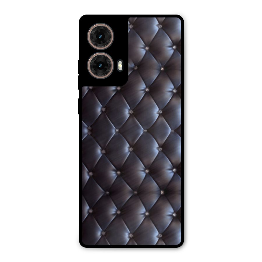 Luxury Pattern Metal Back Case for Moto G85