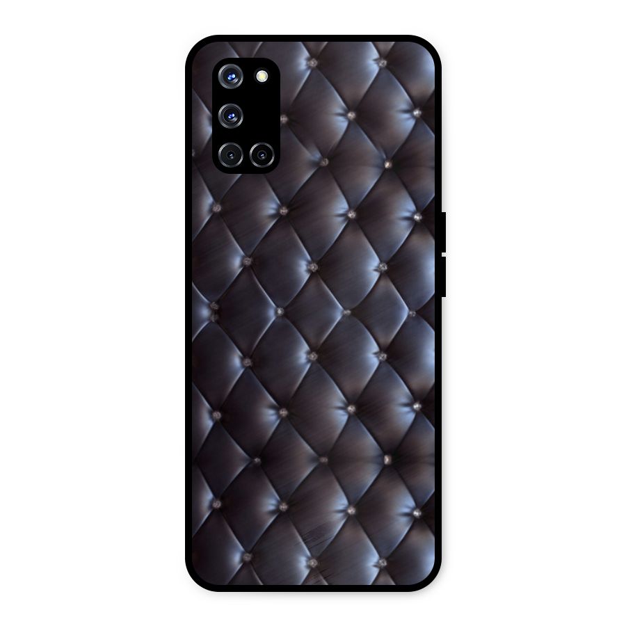 Luxury Pattern Metal Back Case for Oppo A52