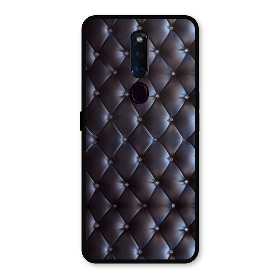 Luxury Pattern Metal Back Case for Oppo F11 Pro