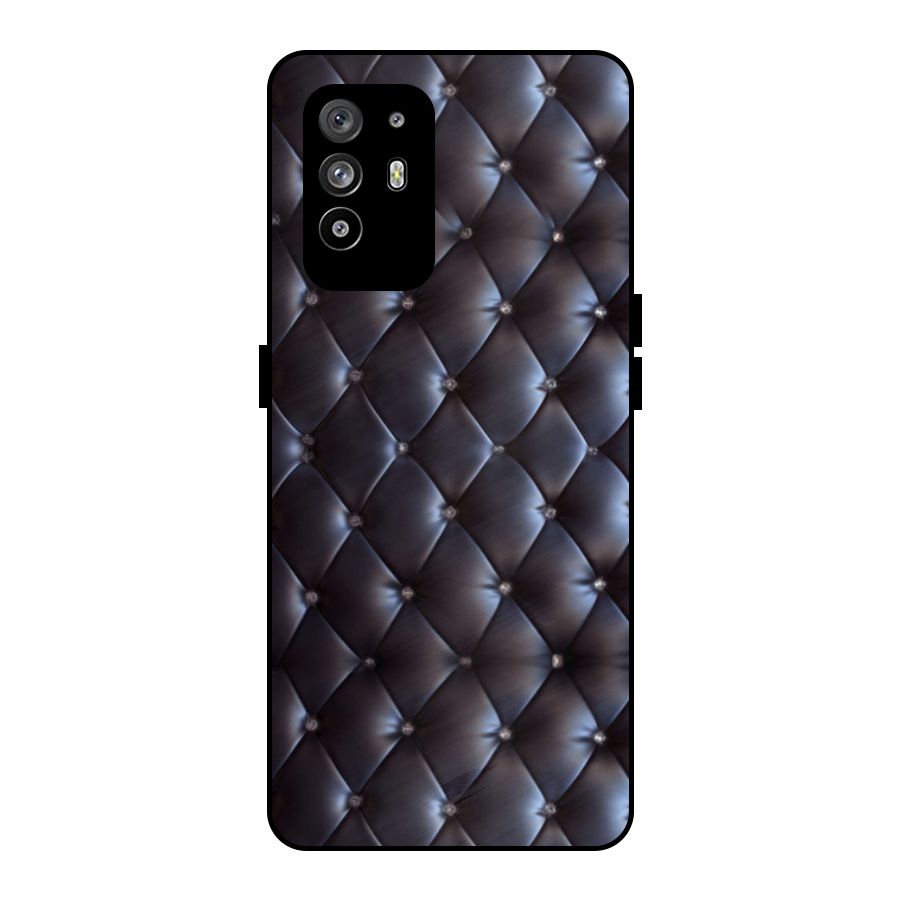 Luxury Pattern Metal Back Case for Oppo F19 Pro Plus 5G