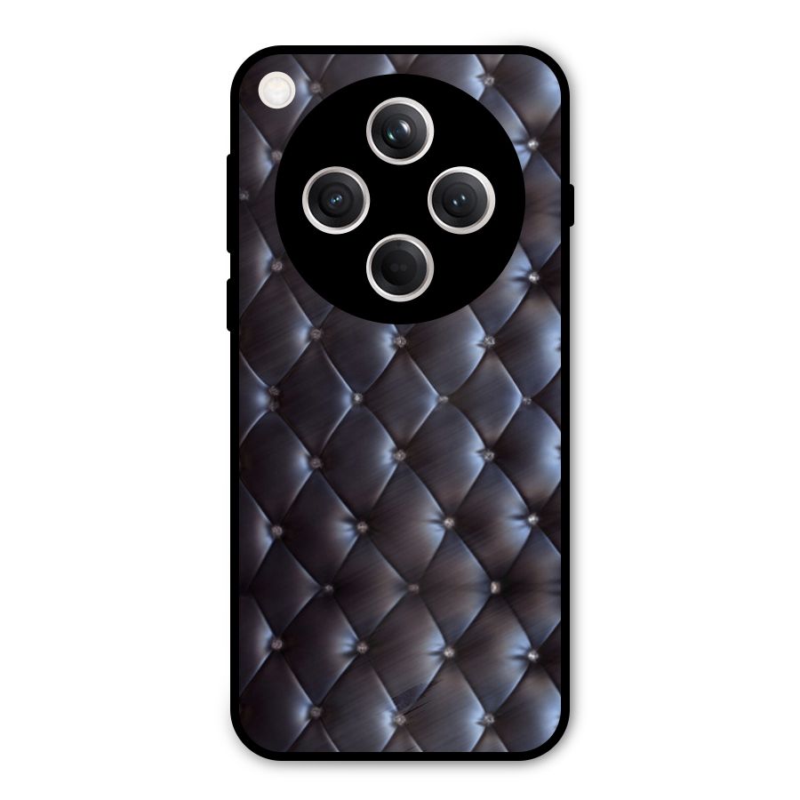 Luxury Pattern Metal Back Case for Oppo Find X8
