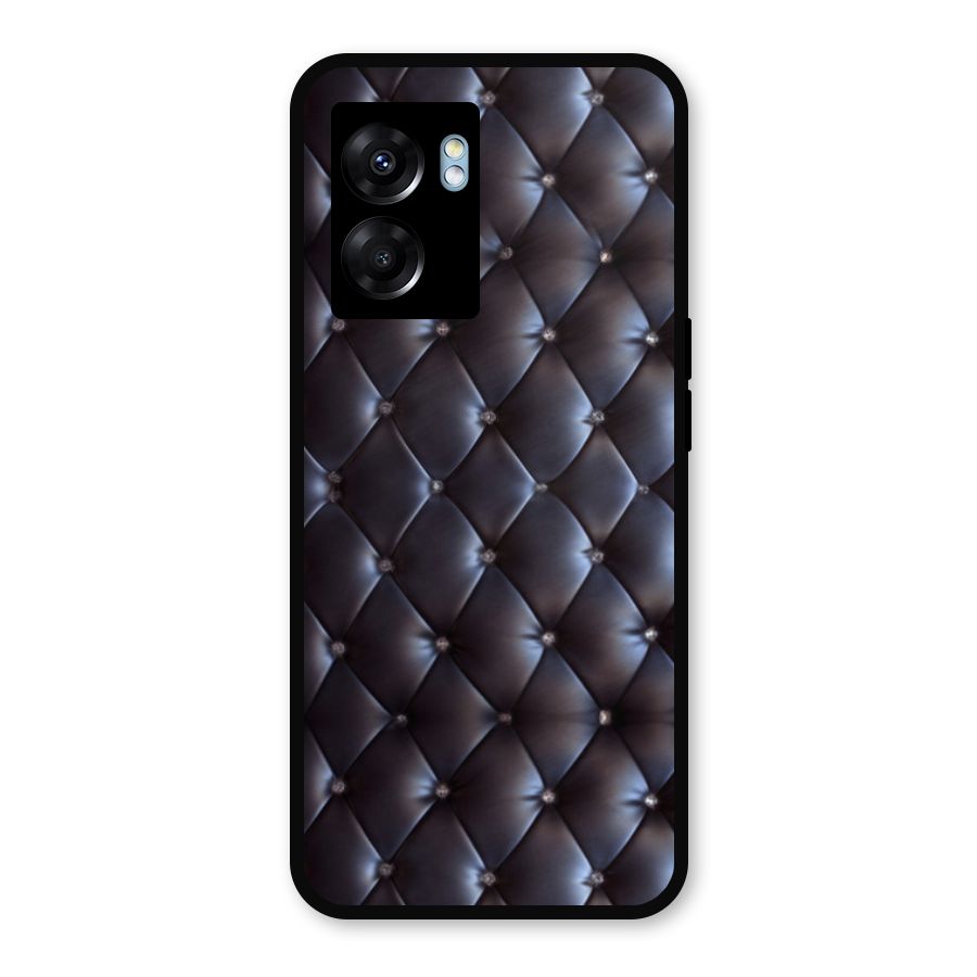 Luxury Pattern Metal Back Case for Oppo K10 (5G)
