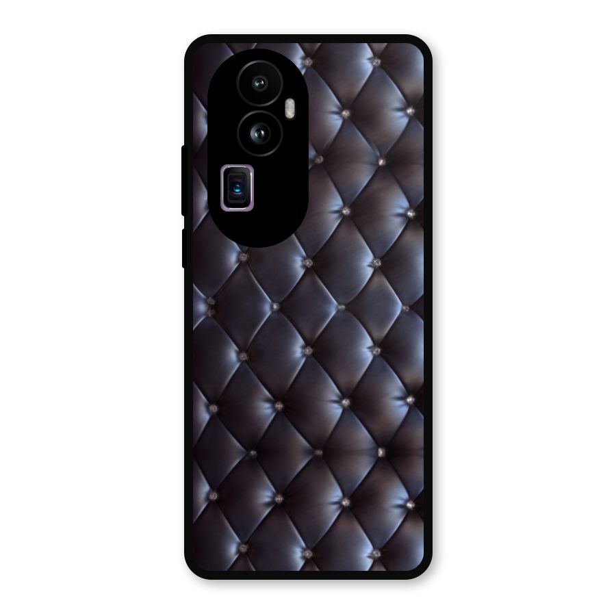 Luxury Pattern Metal Back Case for Oppo Reno10 Pro Plus