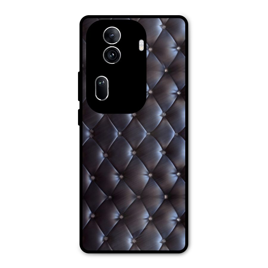 Luxury Pattern Metal Back Case for Oppo Reno11 Pro 5G