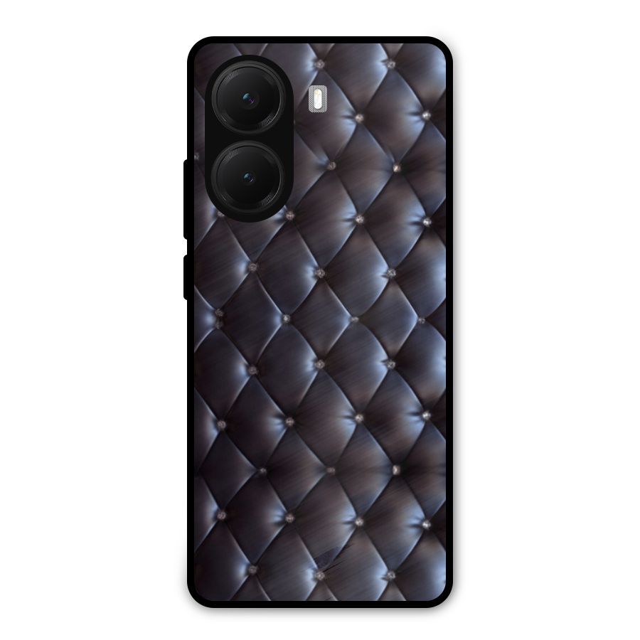 Luxury Pattern Metal Back Case for Poco X7 Pro
