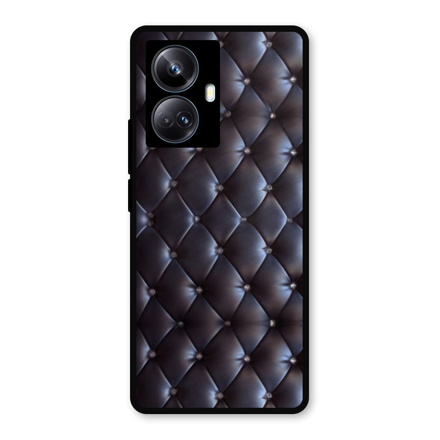 Luxury Pattern Metal Back Case for Realme 10 Pro Plus