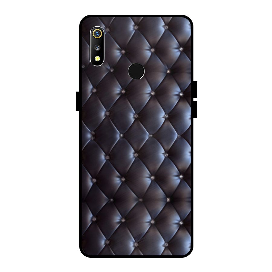 Luxury Pattern Metal Back Case for Realme 3i