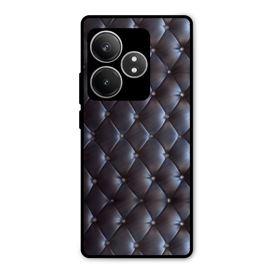 Luxury Pattern Metal Back Case for Realme GT 6T