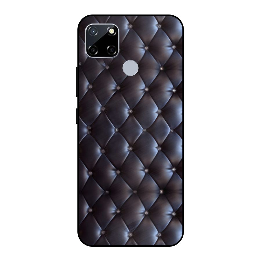 Luxury Pattern Metal Back Case for Realme Narzo 30A