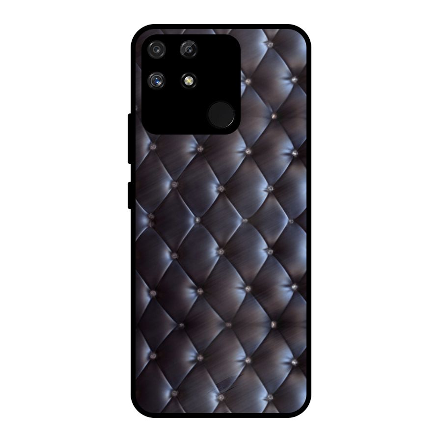 Luxury Pattern Metal Back Case for Realme Narzo 50A