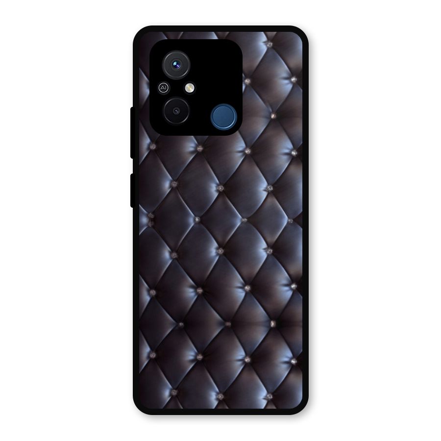 Luxury Pattern Metal Back Case for Redmi 12C