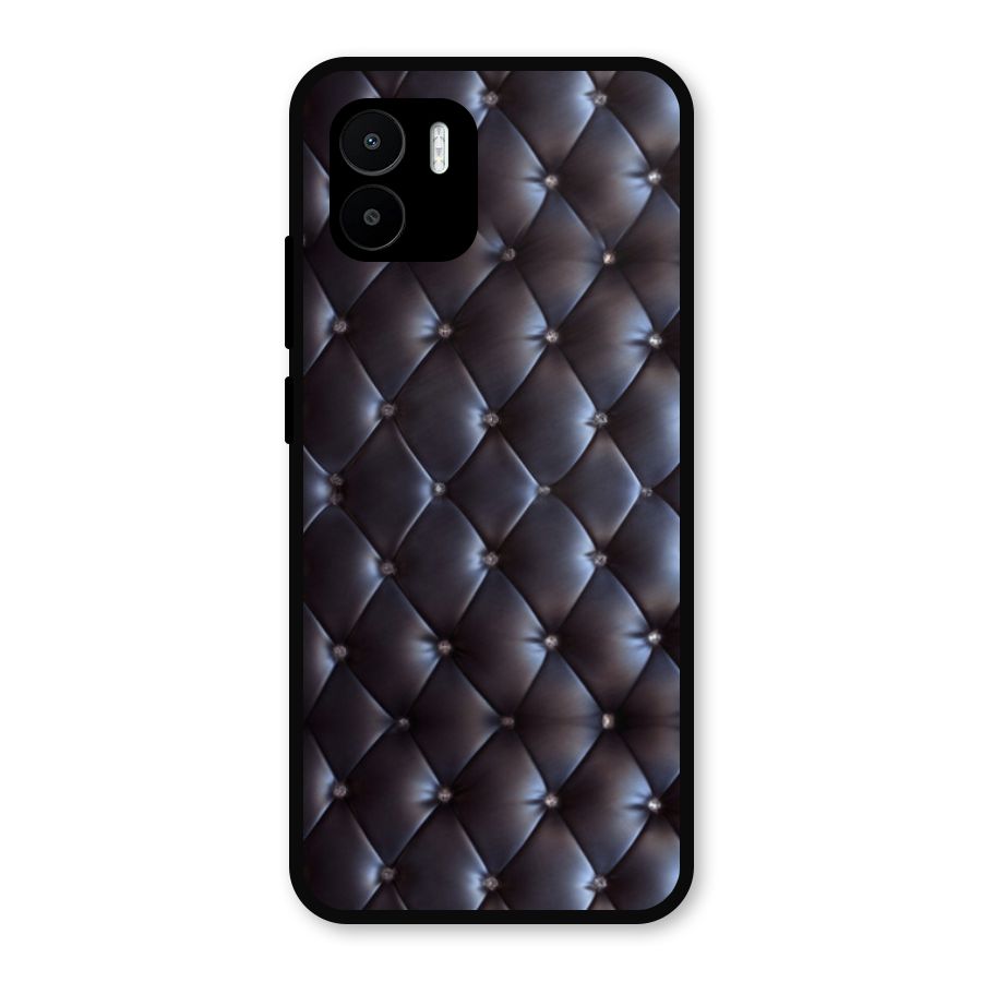 Luxury Pattern Metal Back Case for Redmi A2