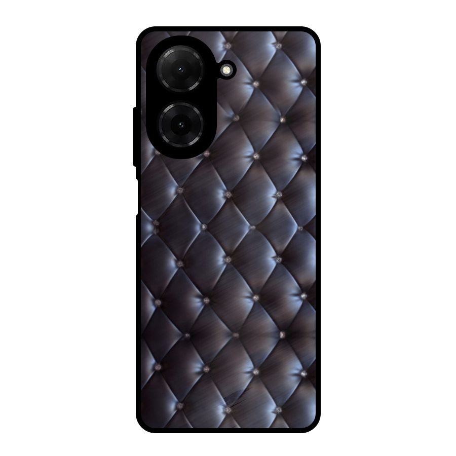 Luxury Pattern Metal Back Case for Redmi A5 4G
