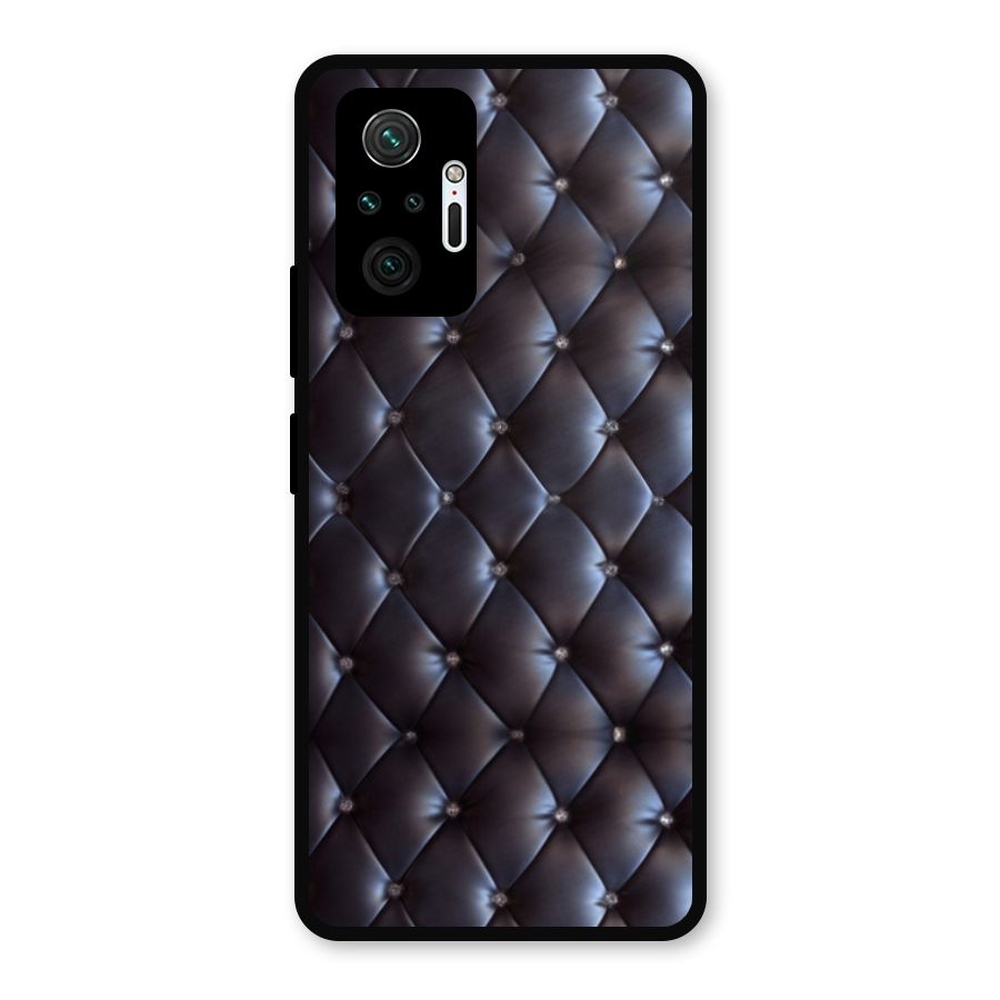 Luxury Pattern Metal Back Case for Redmi Note 10 Pro