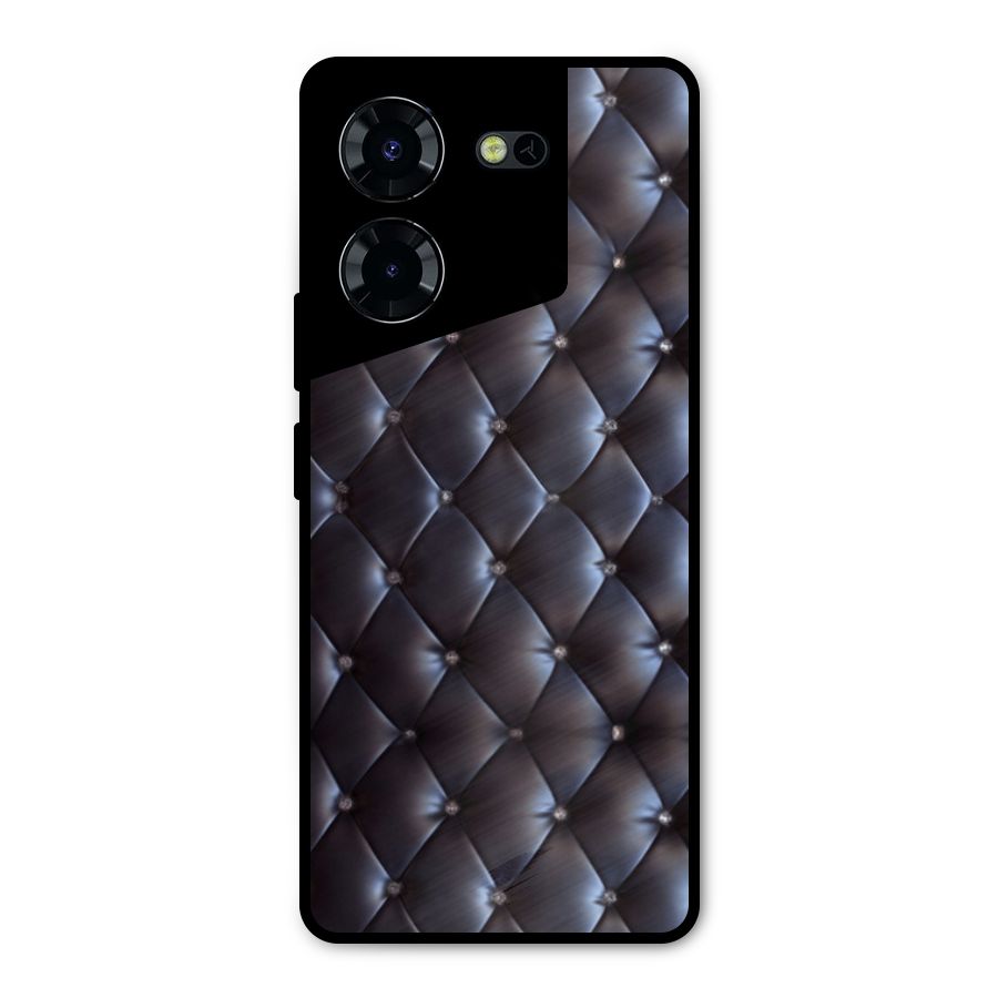 Luxury Pattern Metal Back Case for Tecno Pova 5 Pro 5G