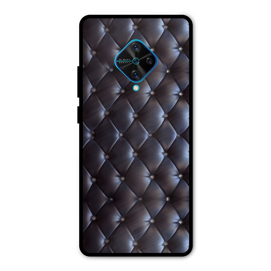 Luxury Pattern Metal Back Case for Vivo S1 Pro