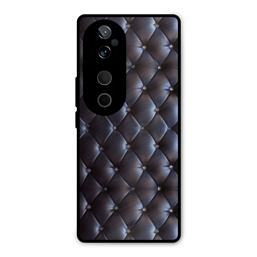 Luxury Pattern Metal Back Case for Vivo T3 Ultra