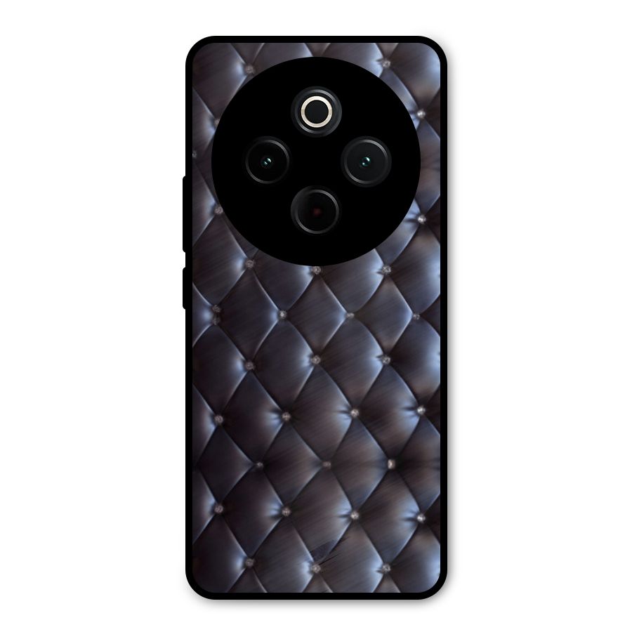 Luxury Pattern Metal Back Case for Vivo T4