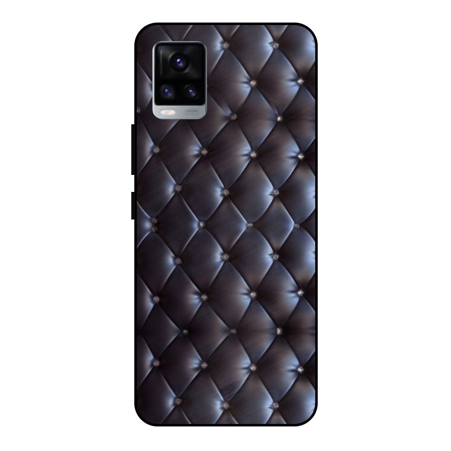 Luxury Pattern Metal Back Case for Vivo V20 2021
