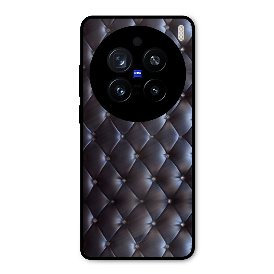 Luxury Pattern Metal Back Case for Vivo X200 Pro