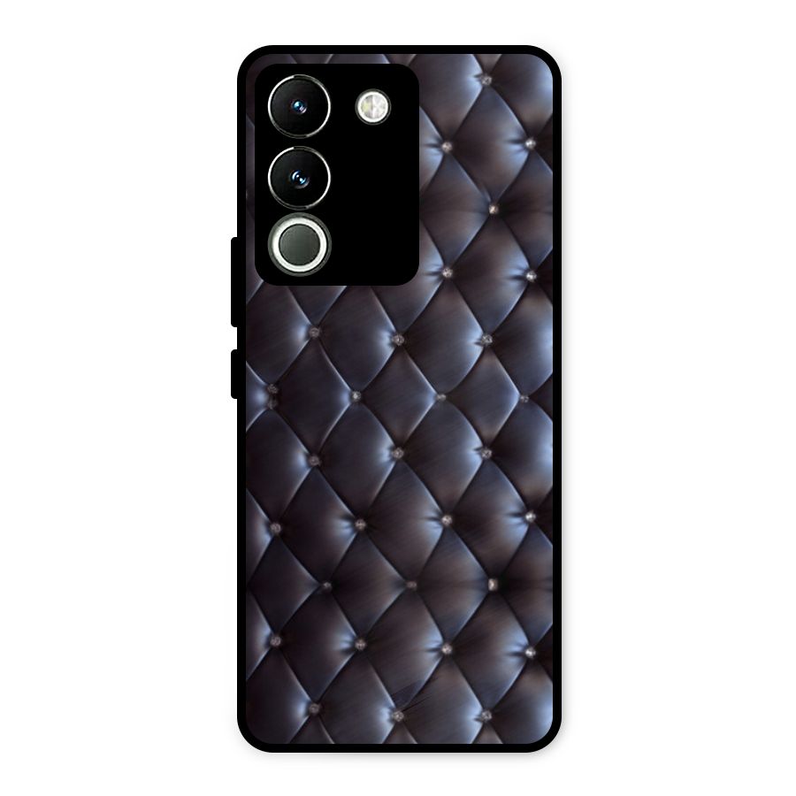 Luxury Pattern Metal Back Case for Vivo Y200