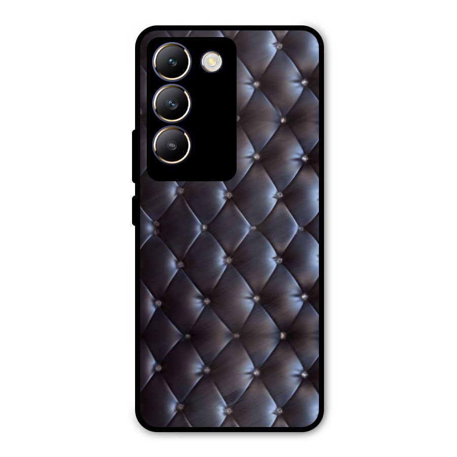 Luxury Pattern Metal Back Case for Vivo Y200e