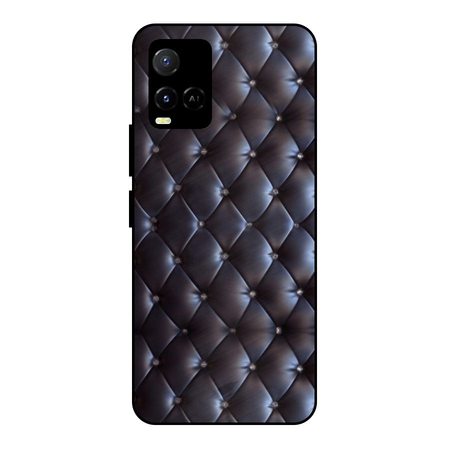 Luxury Pattern Metal Back Case for Vivo Y21