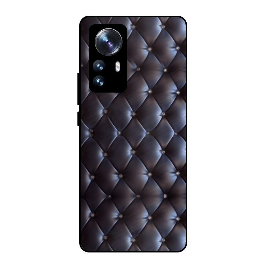 Luxury Pattern Metal Back Case for Xiaomi 12 Pro